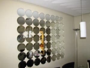 Espelho Decorativo Sala Redondo bolas