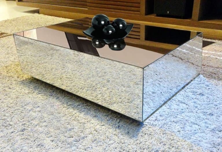 MESA DE CENTRO ESPELHADA