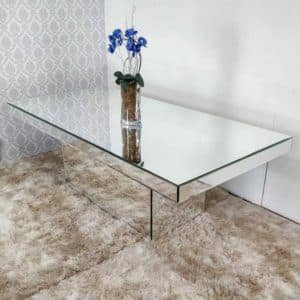Mesa de jantar de espelho