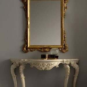 Espelho antigo de madeira