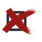 check marca negativo