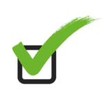 Check marca positivo