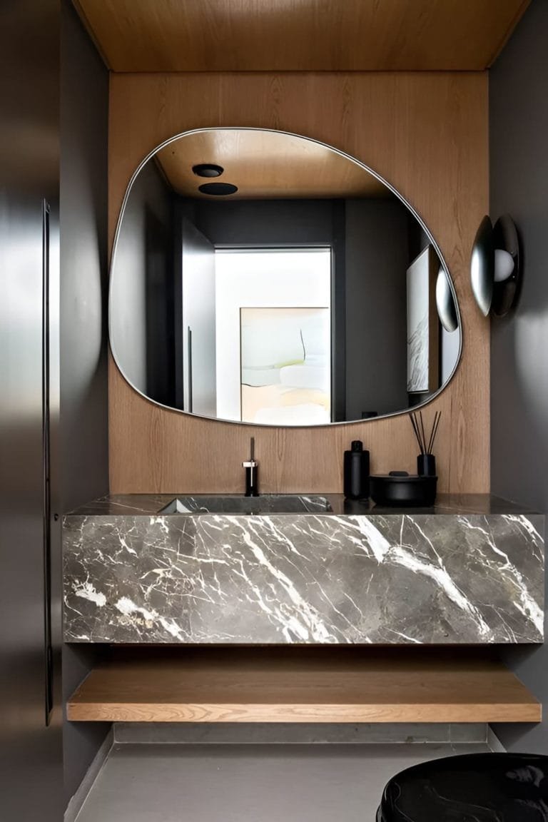 espelho organico com moldura banheiro lavabo (1)