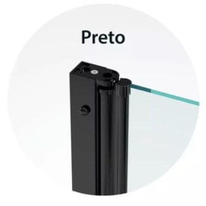 Box de Abrir modelo Certo na cor Preto