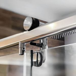 Box de Vidro para Banheiro modelo Elegance Tubo Oblongo Cromado