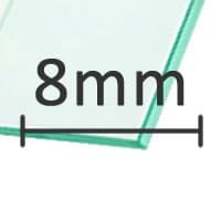 Vidro temperado 8mm