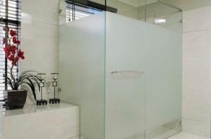 Box de vidro acidato