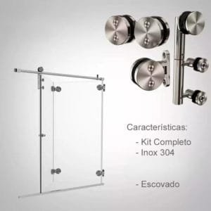 Box de vidro para o banheiro Modelo Arty Prime Polido escovado (17)