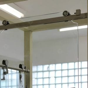 Box de vidro para o banheiro modelo Clean Prime cromado inox polido ou escovado