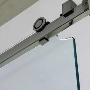 Box de vidro para o banheiro modelo Clean Prime cromado inox polido ou escovado