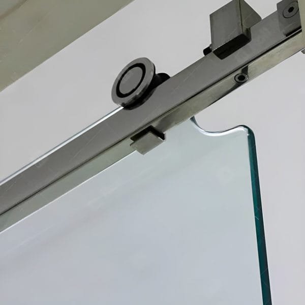 Box de vidro para o banheiro modelo Clean Prime cromado inox polido ou escovado