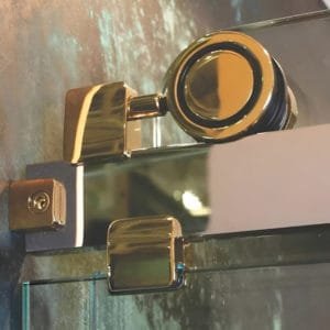 Box de vidro para o banheiro modelo Clean Prime cromado inox polido ou escovado