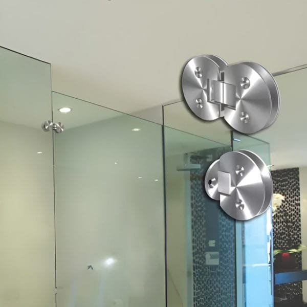 Box de vidro para o banheiro modelo Onix Lite cromado inox polido ou escovado