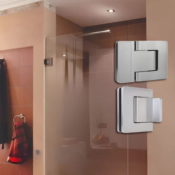 Box de vidro para o banheiro Modelo Onix Inox Polido e escovado