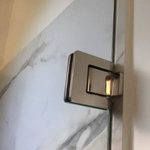 Box de vidro para o banheiro Modelo Onix Inox Polido e escovado