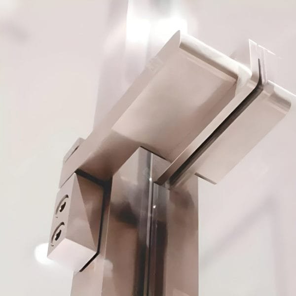 Box de vidro para o banheiro Modelo Quartzo Polido escovado