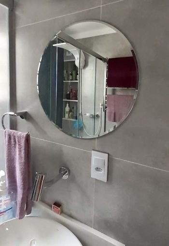 Espelho Redondo Bisotê Banheiro