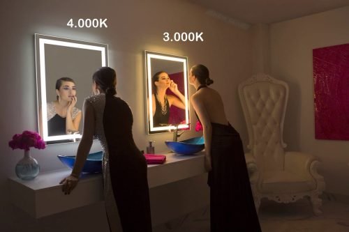 Espelho com LED para Maquiagem