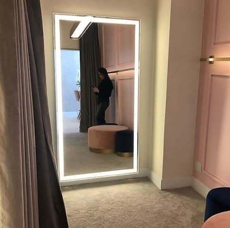 Espelho provador com led