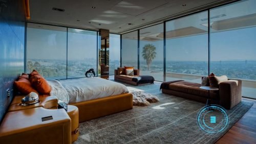 pelicula inteligente segurança vidro polarizado de privacidade controle fosco e transparente